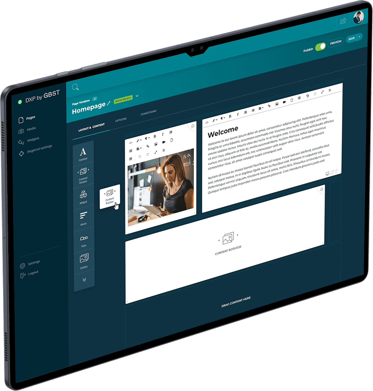 Enterprise technology designed for evolving digital experiences.