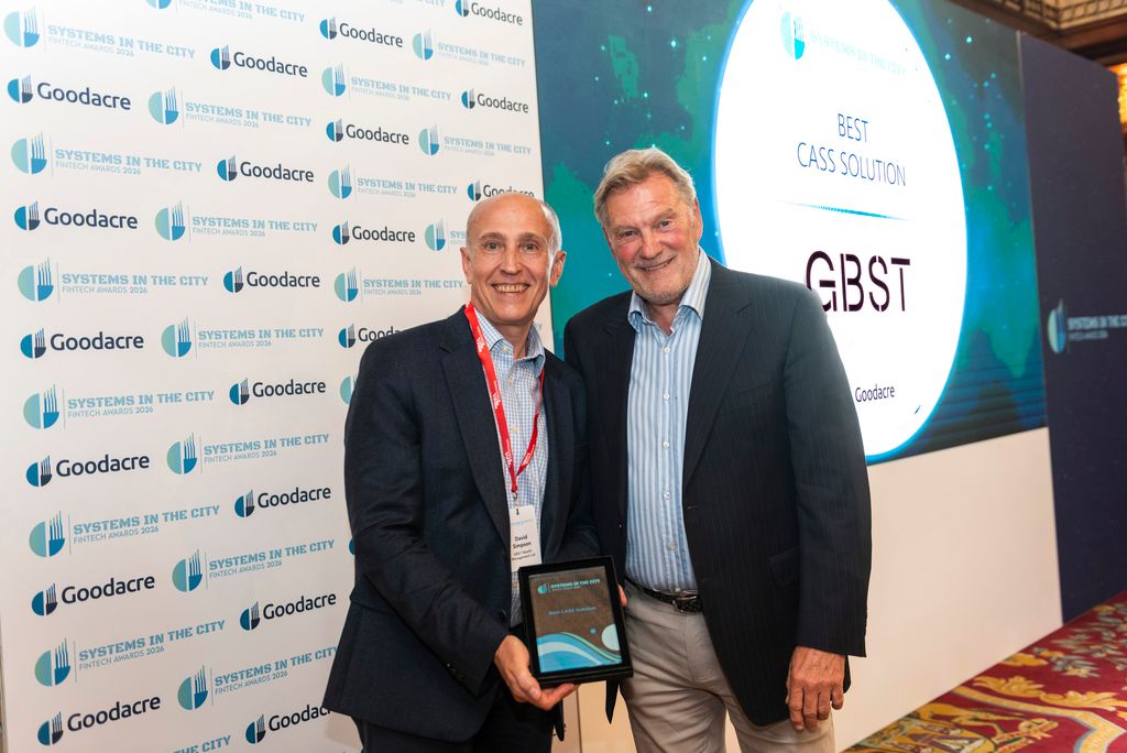 GBST wins Best CASS Solution at Systems in the City Awards